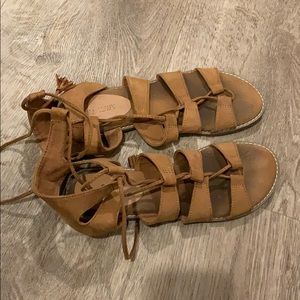 Brown Leather Sandals!!